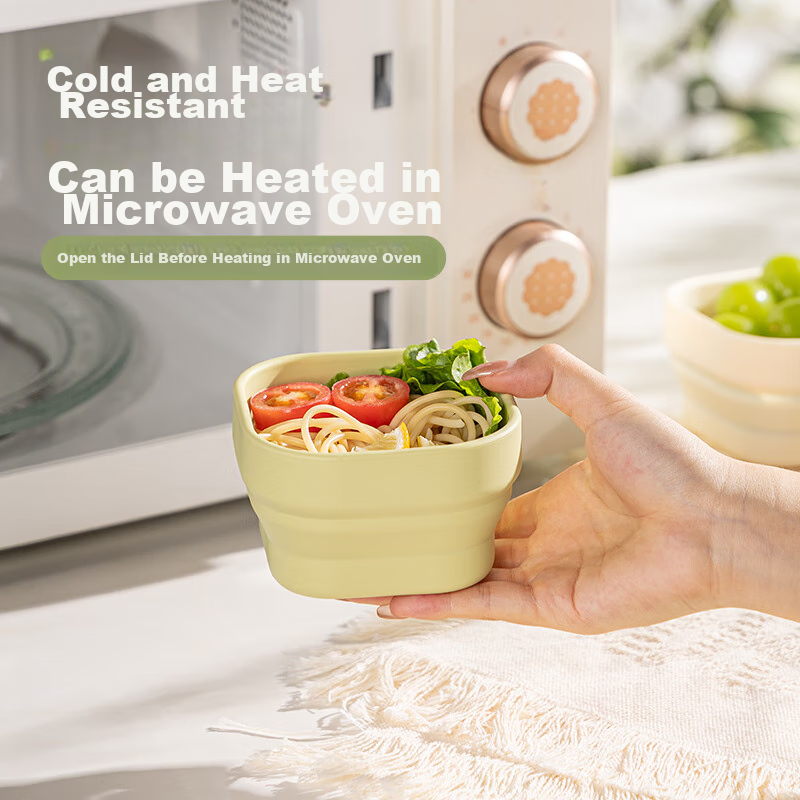 Guangyi Folding Bowl, Silicone Bowl, Portable Travel Outdoor Large Capacity Coll...