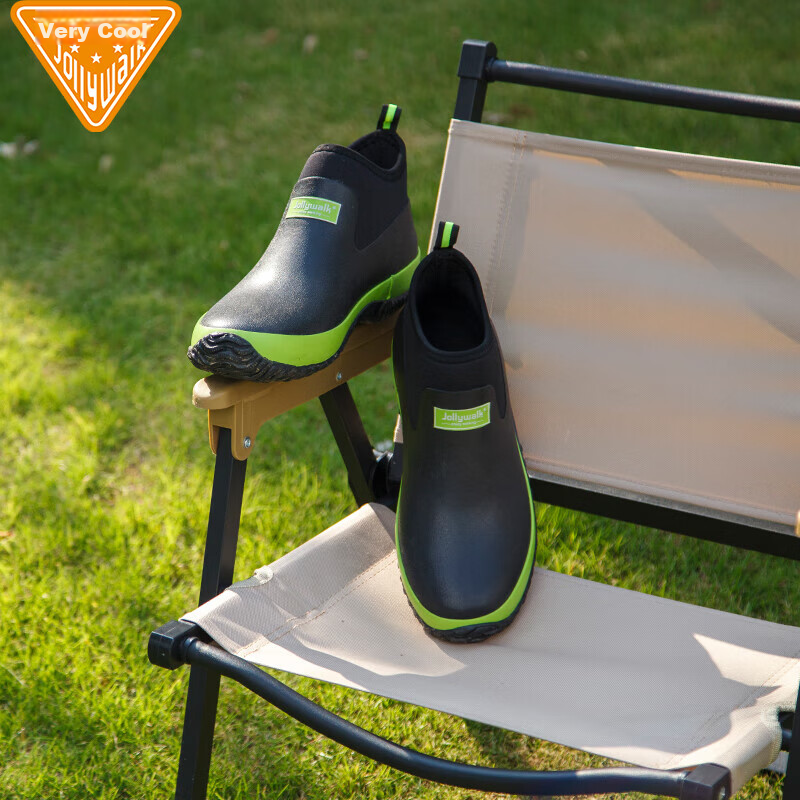 Jolly Walk Waterproof Rain Boots Men Women Rubber Shoes Fashion Rain Boots Water...