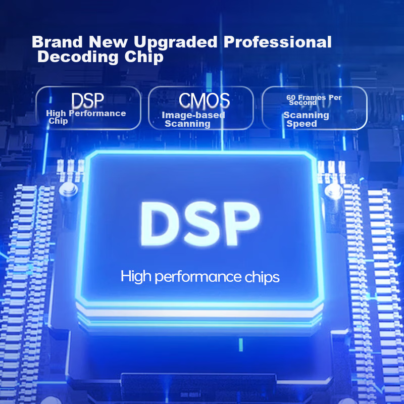 Hysoon Barcode Scanner, Wireless Scanner, QR Code Scanner for Supermarket Paymen...