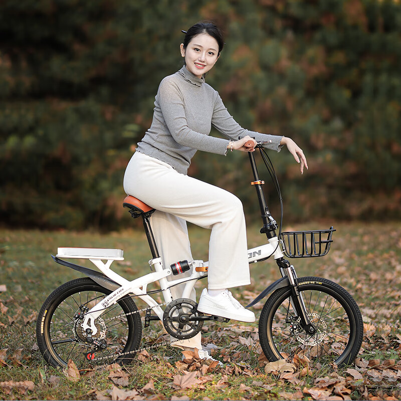 FLYING PIGEON 20-Inch Folding Single-Speed Adult Student Youth City Leisure Runn...