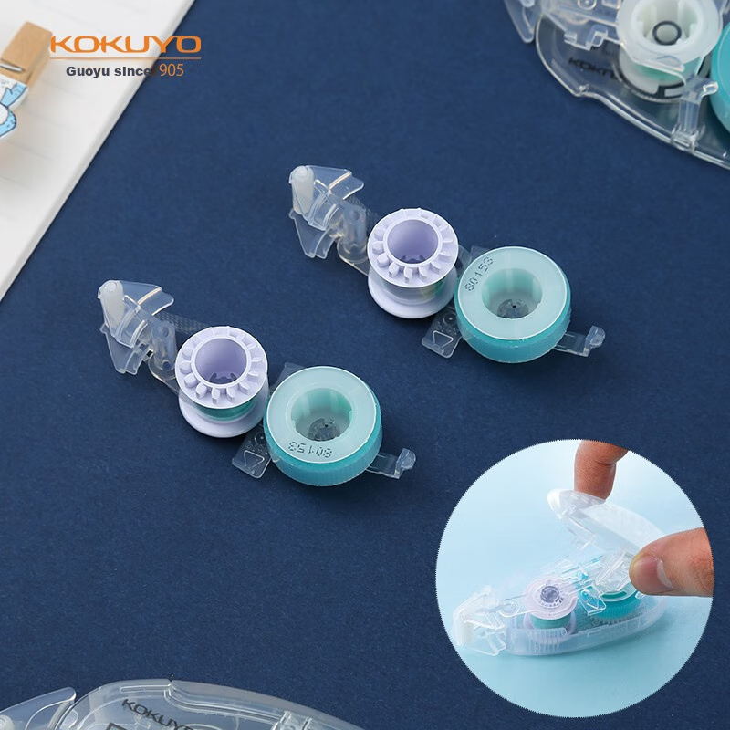 KOKUYO Dot Glue Refill, 8m*6mm, Double-Sided Transparent Dot Tape for Students,...
