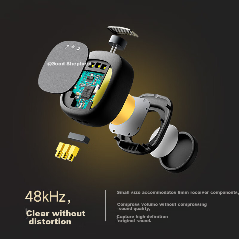 Good Shepherd Wireless Lavalier Microphone for Live Broadcasting, TikTok Karaoke...