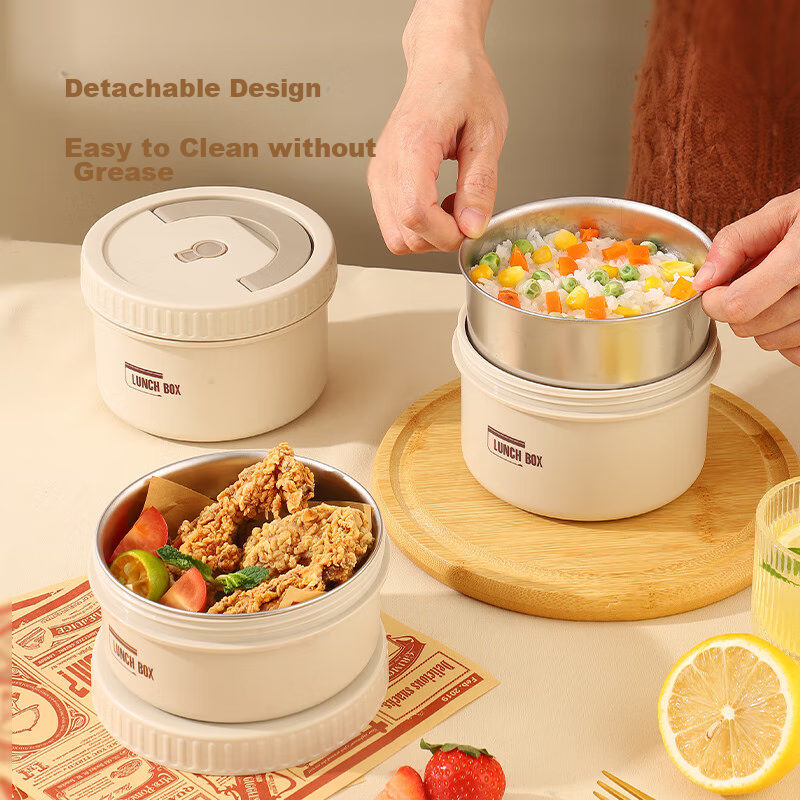 Guangyi Insulated Lunch Box, 316 Stainless Steel, Large Capacity for Office Work...