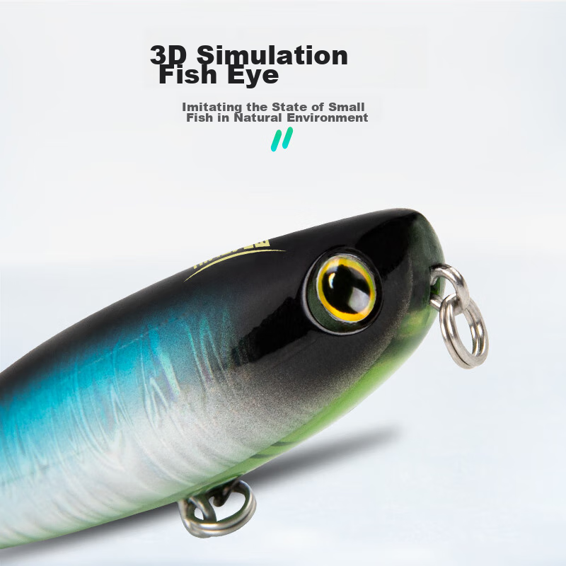 King Lure Lure Bait Surface System Z字狗 Micro Floating Pencil Freshwater Long-C...