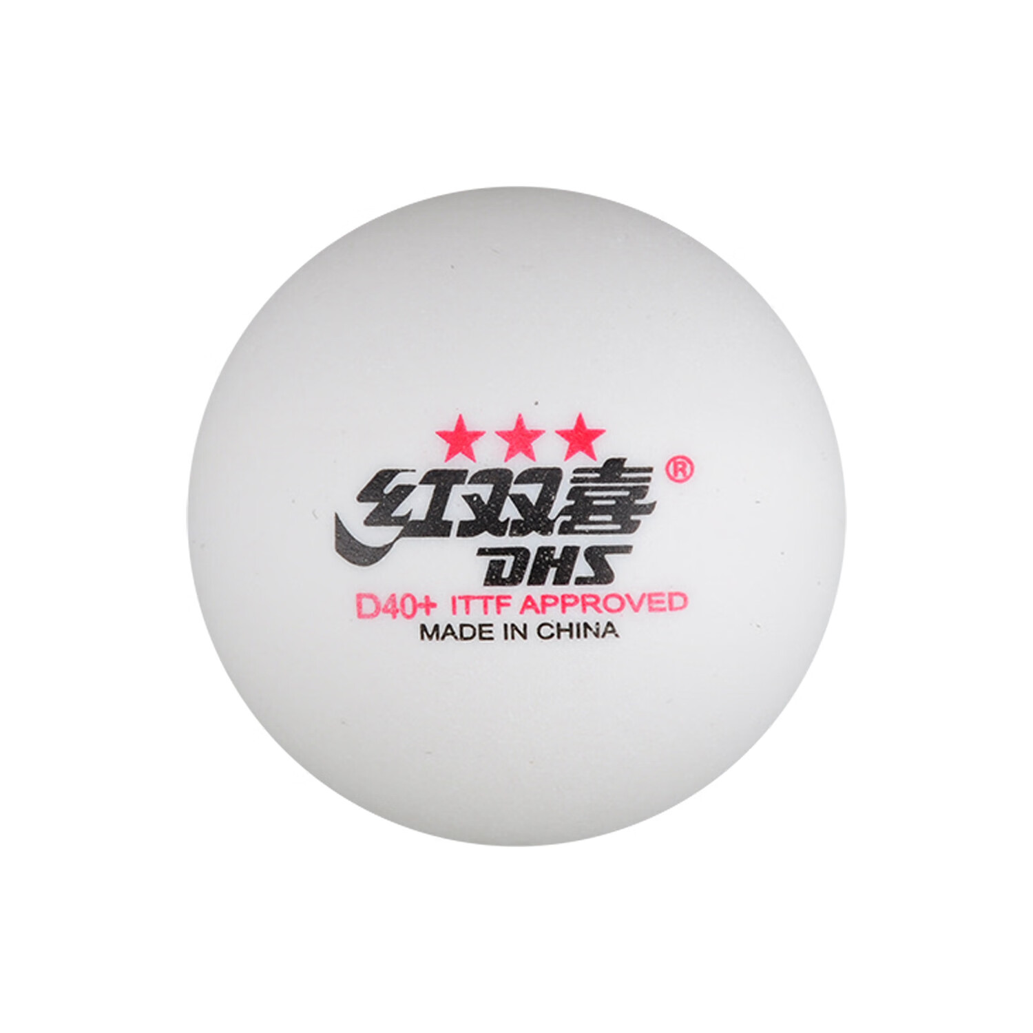 DHS 3-Star Table Tennis Balls, ABS New Material 40+, Professional Competition Ba...