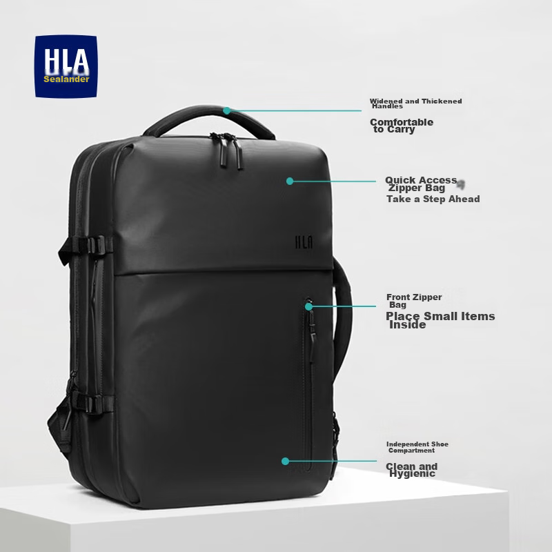 HLA Backpack, Business Backpack for Men, Laptop Bag, Water-Resistant Travel Bag