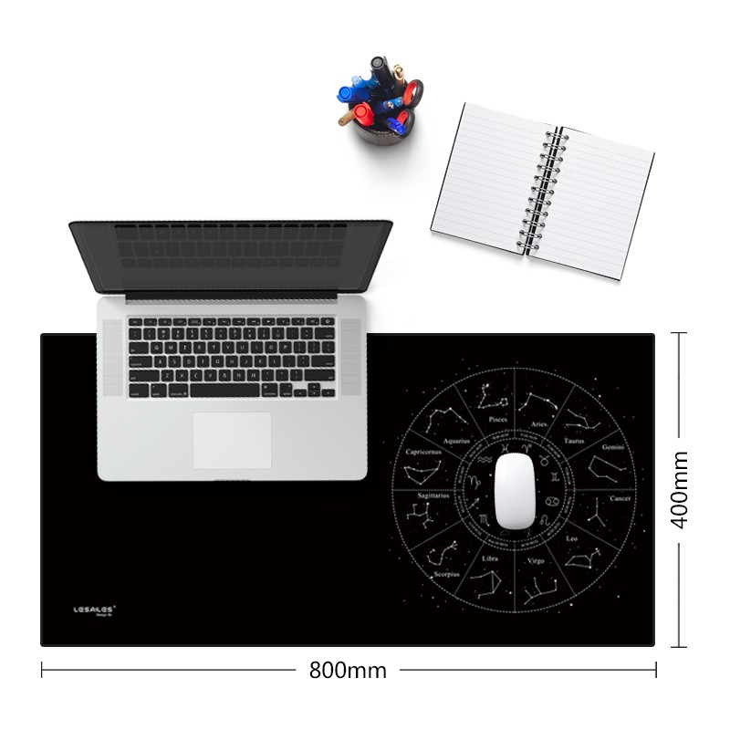 Feidun LESAILES Constellation Gaming Office Mouse Pad, Large Size, Thickened wit...
