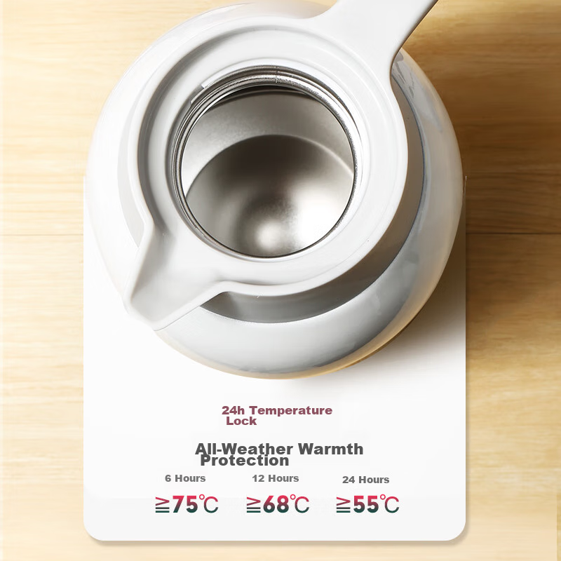 Fuguang Insulated Bottle, 2.2L Large Capacity, 304 Stainless Steel Thermos, Hous...