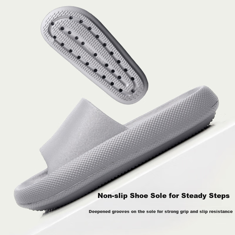 GUOLUOFEI Men's Slippers Summer Outdoor Anti-Slip Thick-Soled Height-Increasing...