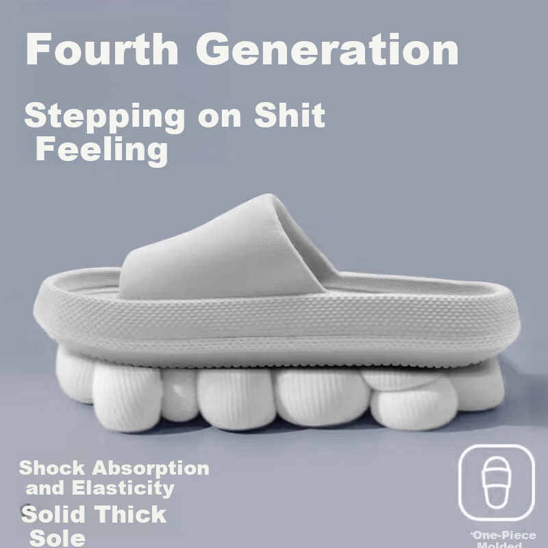 GUOLUOFEI Men's Slippers Summer Outdoor Anti-Slip Thick-Soled Height-Increasing...