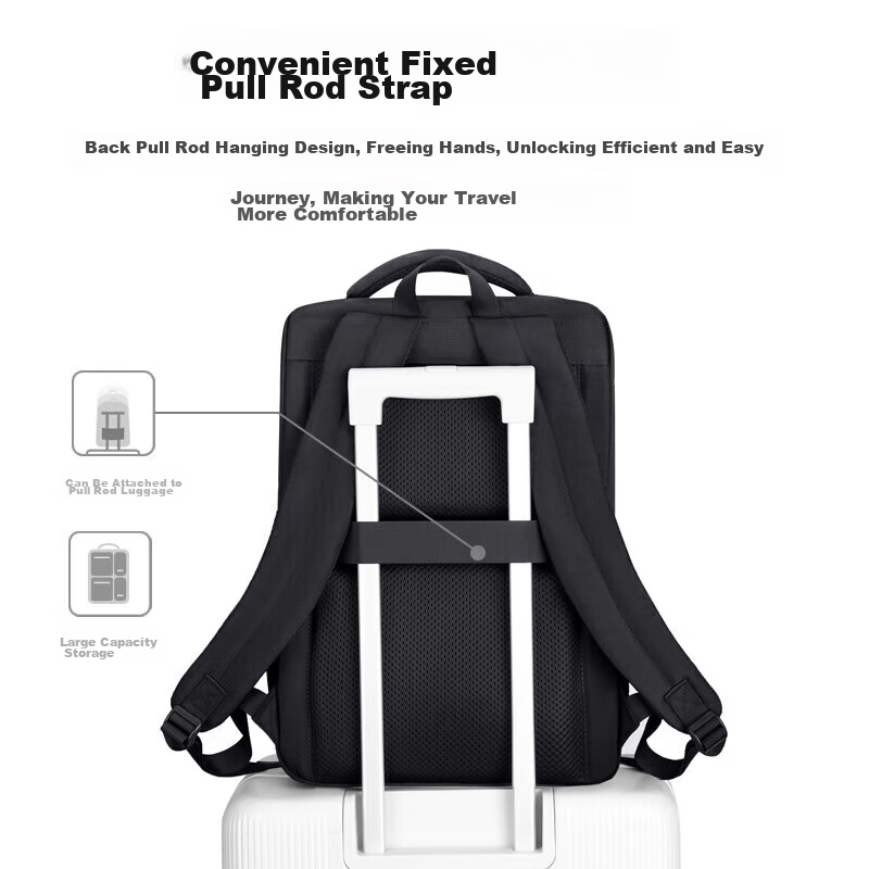 Golf Backpack for Men, Business Travel Backpack, 15.6/16 Inch Laptop Bag, Water-...