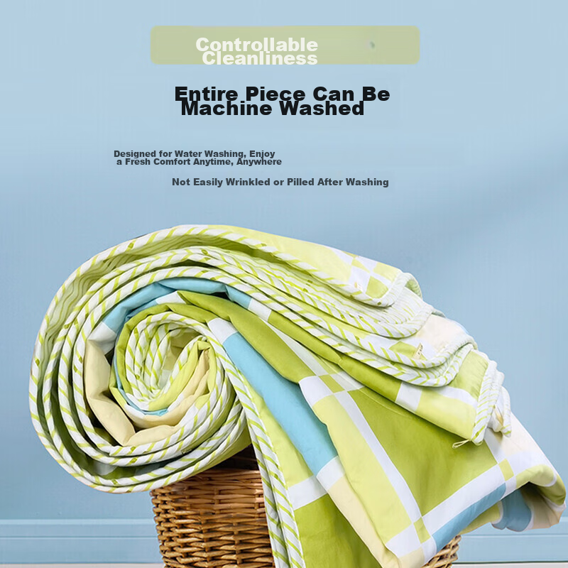 Fuanna Sunshine Antibacterial Fiber Quilt, Pure Cotton Fabric Air Conditioning C...