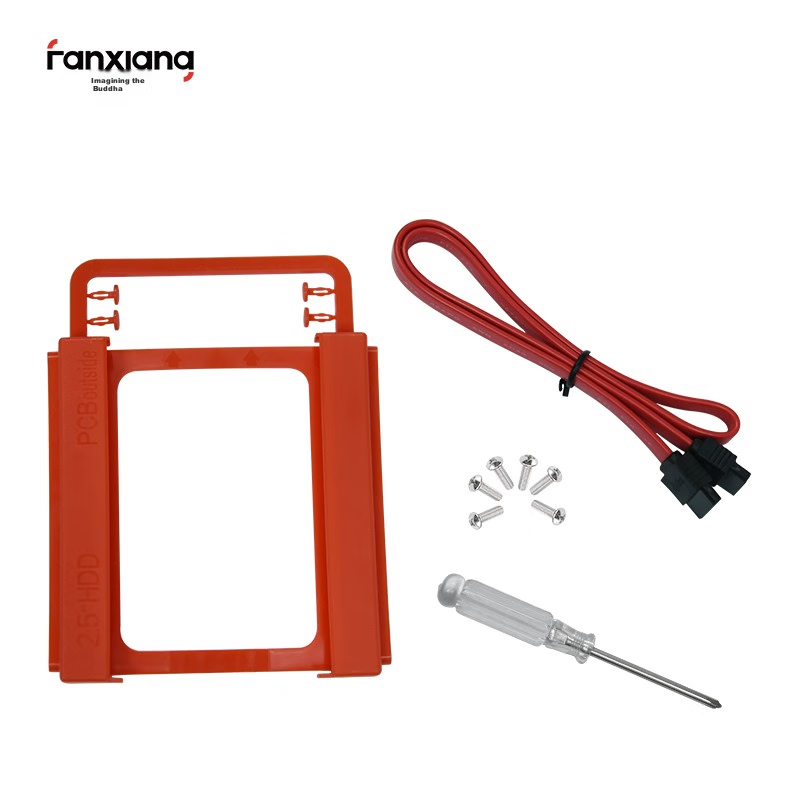 FANXIANG SSD Hard Drive Bracket 2.5 to 3.5, SSD Installation Accessory Kit, Incl...