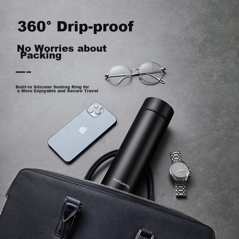 Fuguang Glory Insulated Mug, 316 Stainless Steel Tea Cup, Vacuum Business Cup, L...