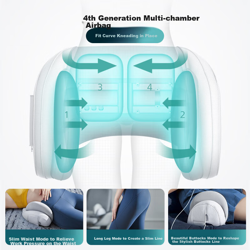 PHILIPS Lumbar Massager Lumbar Hot Compress Massager Mom Hip Kneading Postpartum...