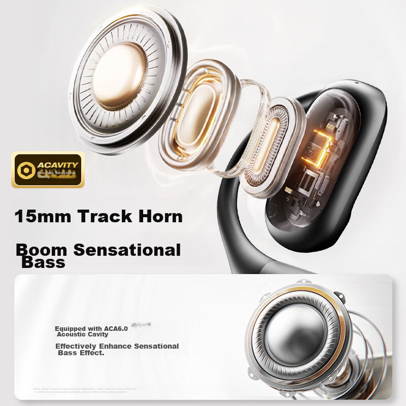 Philips Bone Conduction Bluetooth Headphones, Conceptual Open-Ear, True Wireless...