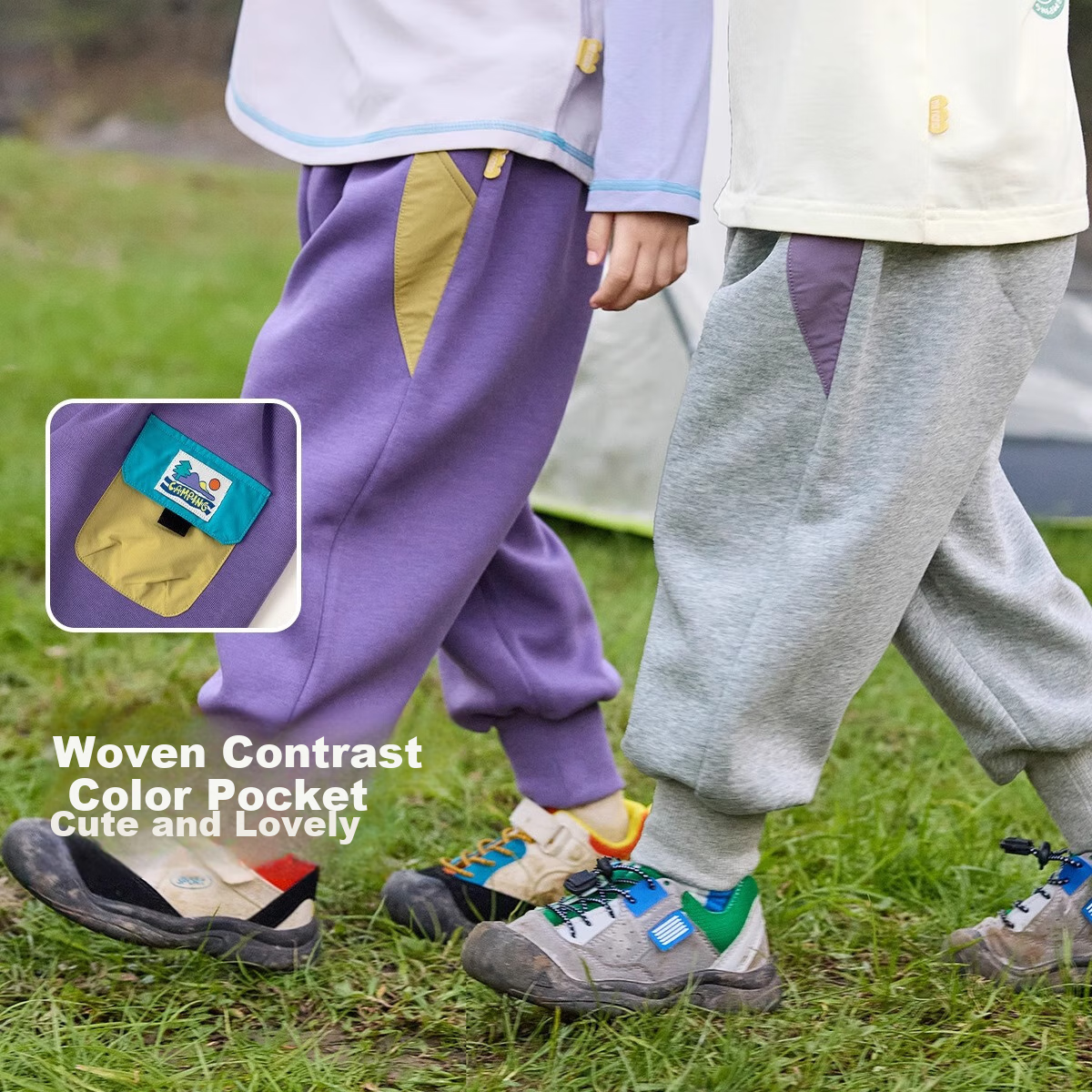 Dudu Home Baby Pants Spring New Boys' Sports Pants Stylish Girls' Long Pants Spr...