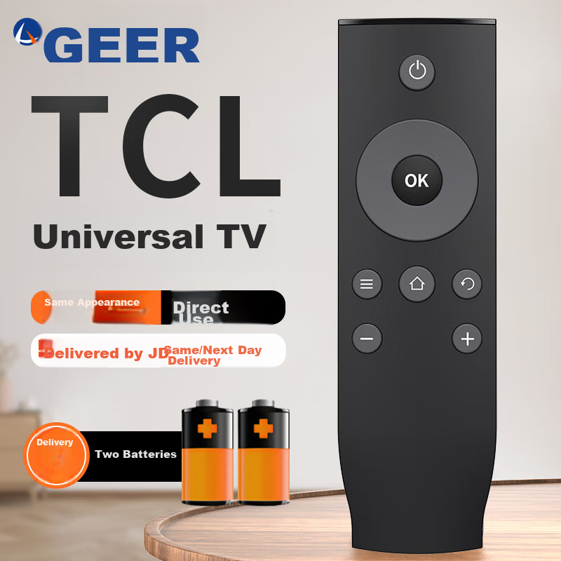 Gela Suitable for TCL TV Remote Control RC07DCI2, L40F38, L55L3800U, D55A620U, T...