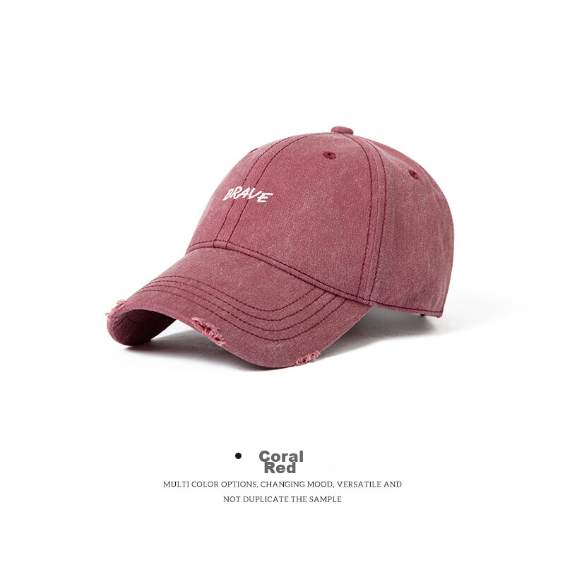 FANCET Baseball Cap for Women, Spring And Summer, Face-Slimming, Washed, Distres...