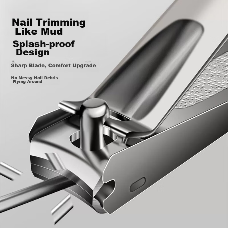 Haifenuo Nail Clipper Set, Manicure Tools, Ear Pick, Anti-Splash Diagonal Nail C...