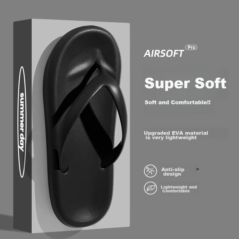 GUOLUOFEI Unisex Summer Indoor Bathroom Shower Slippers Soft Bottom Anti-Slip Co...