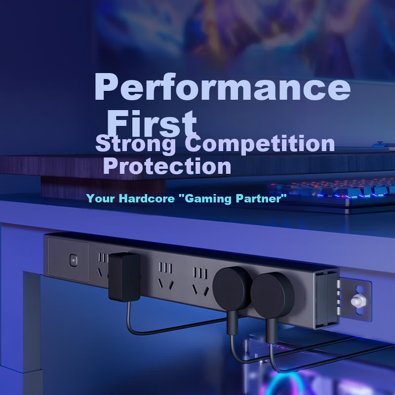 BULL (BULL) PDU Desktop Overload Super Power Protection Under Desk E-sports Cabi...