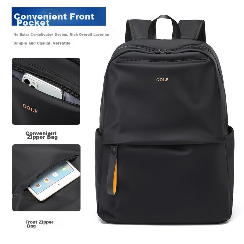 Golf Backpack for Men, 15.6/16 Inch Laptop Backpack, Water-Resistant Student Sch...