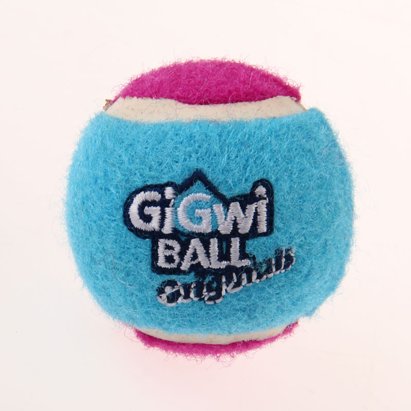 GiGwi Dog Toys High Bounce Squeaky Tennis Balls for Puppies and Small Dogs, Dura...