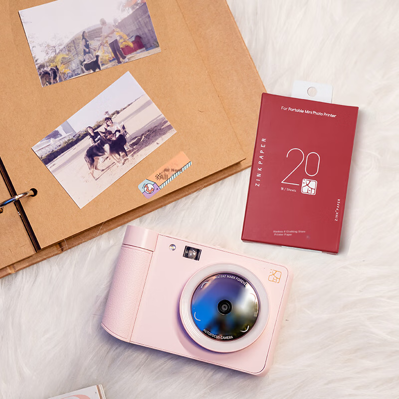 HPRT Mini Portable Instant Camera, Pocket Color Photo Printer, Specialized Adhes...