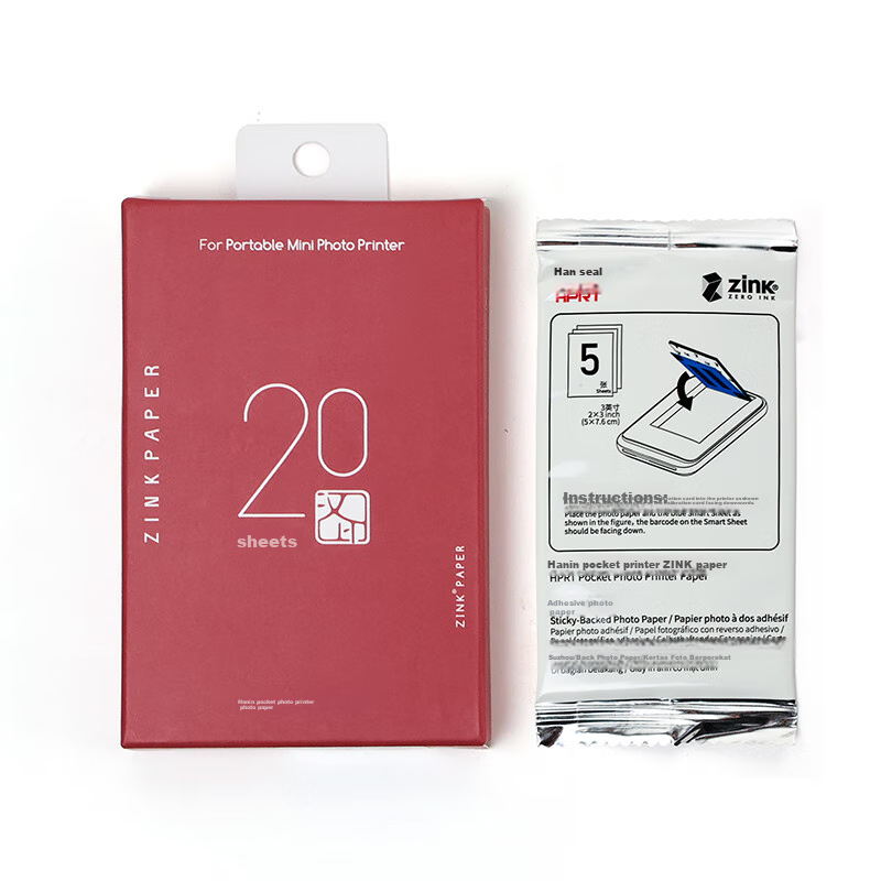 HPRT Mini Portable Instant Camera, Pocket Color Photo Printer, Specialized Adhes...