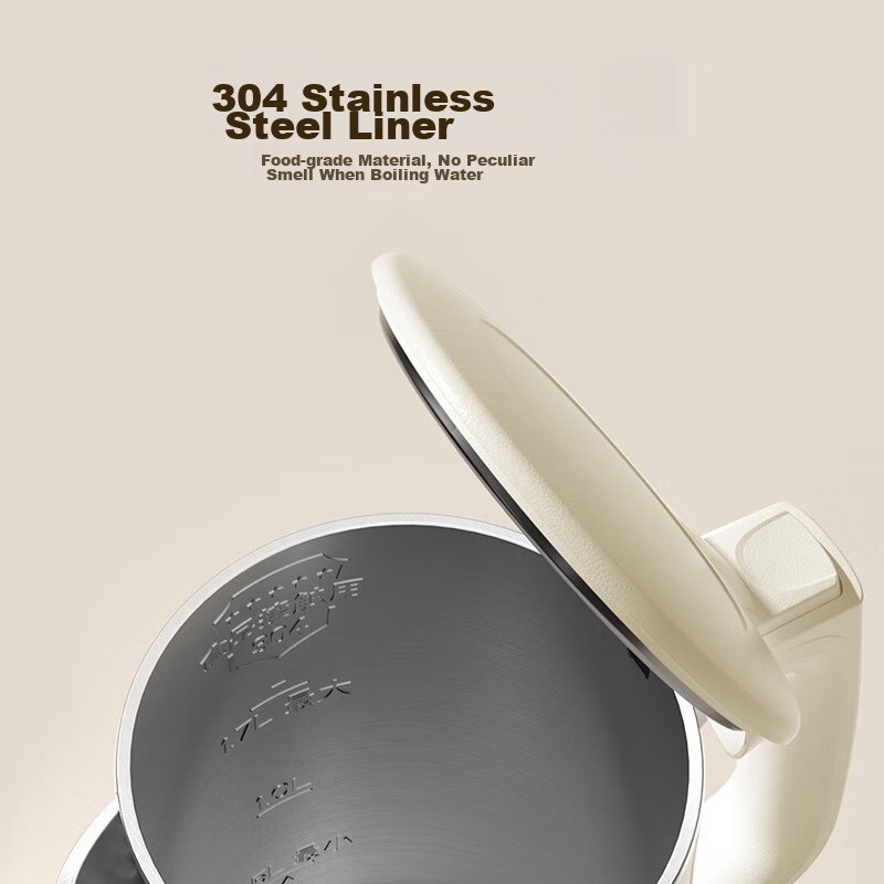 Haier Electric Kettle HSK-K617LW with 304 Double-Layer Seamless Stainless Steel...