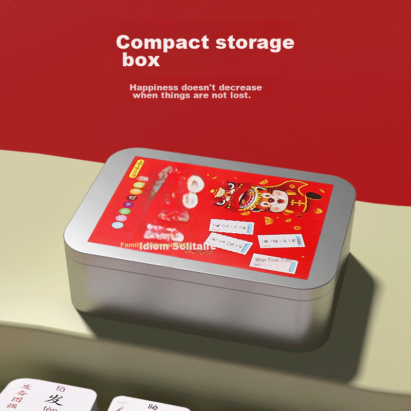 Hanhan Leyuan Idiom Relay Playing Cards, 360 Pieces, Fun Parent-Child Game Cards...