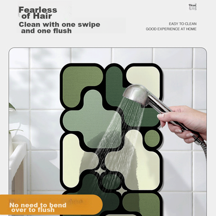 Fanyejia Diatomaceous Earth Bath Mat, Bathroom Absorbent, No-Rinse Mat, Toilet E...