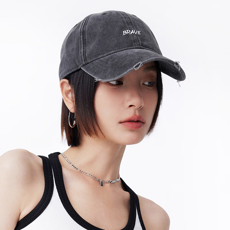 FANCET Baseball Cap for Women, Spring And Summer, Face-Slimming, Washed, Distres...