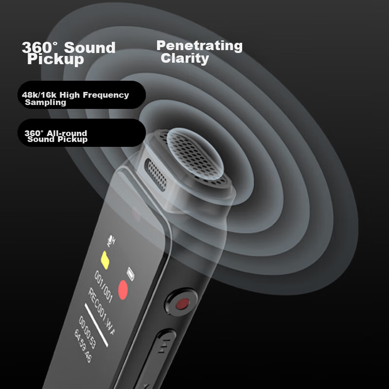 PHILIPS Professional Voice Recorder VTR5010, 64GB, High-Definition Noise Reducti...