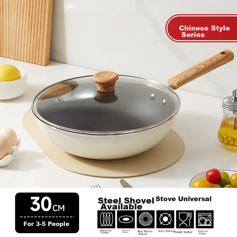 Honcook Titanium Non-stick Frying Pan Ceramic Cooking Pot for Frying Steak, Stir...