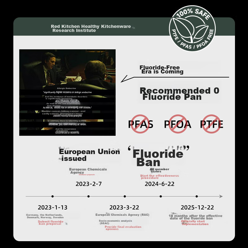 Honcook Titanium Non-stick Frying Pan Ceramic Cooking Pot for Frying Steak, Stir...