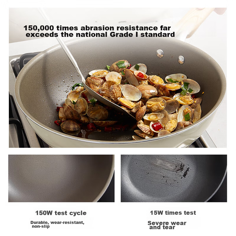 Honcook Titanium Non-stick Frying Pan Ceramic Cooking Pot for Frying Steak, Stir...