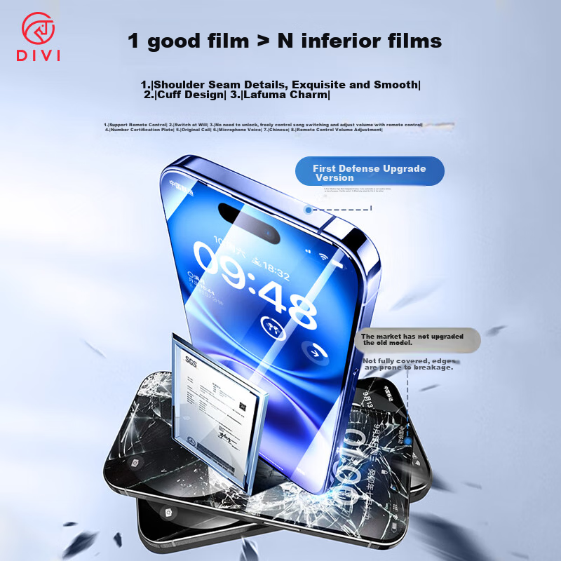 First Guard [2-Pack Value Pack] Tempered Glass Screen Protector for IPhone 16, A...