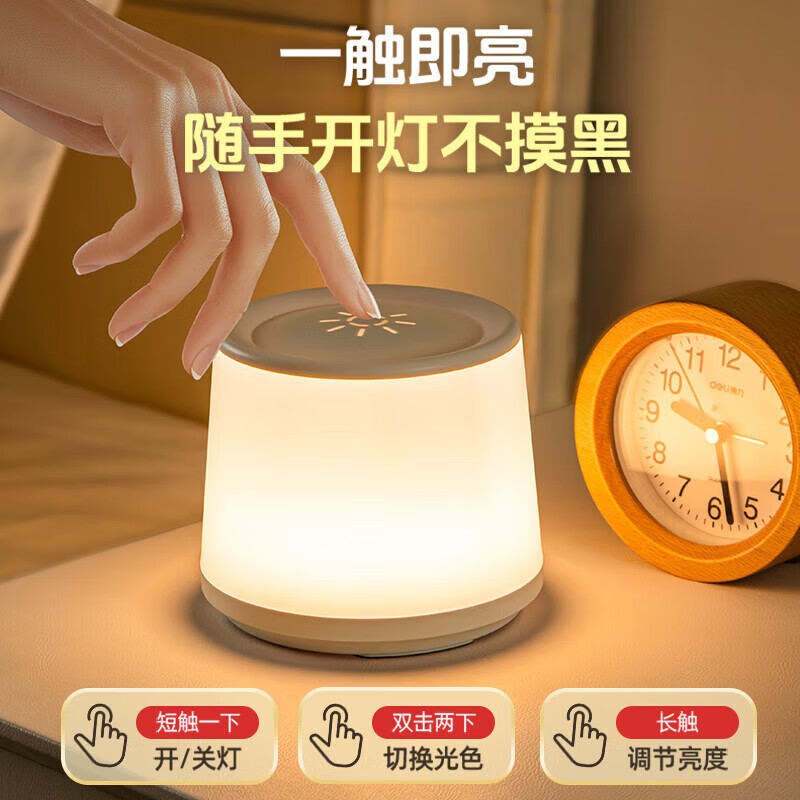 Datouren Remote Control Night Light Baby Feeding Lamp Bedroom Bedside Lamp Plug-...