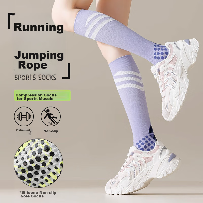 Duweike Pressure Socks, Professional Non-Slip Yoga, Women's Sports Running Jump...