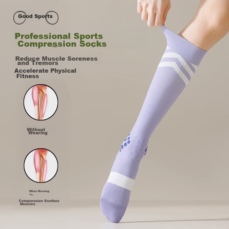 Duweike Pressure Socks, Professional Non-Slip Yoga, Women's Sports Running Jump...