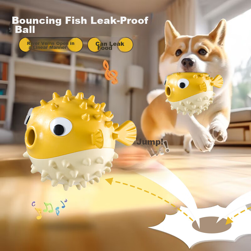 Hanhan Playground Dog Toy Food Puzzle Ball for Border Collie, Small Medium Large...