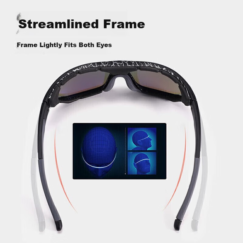 OUTDO Outdoor Polarized Sunglasses Ski Goggles Men Women UV Protection Sports Ey...