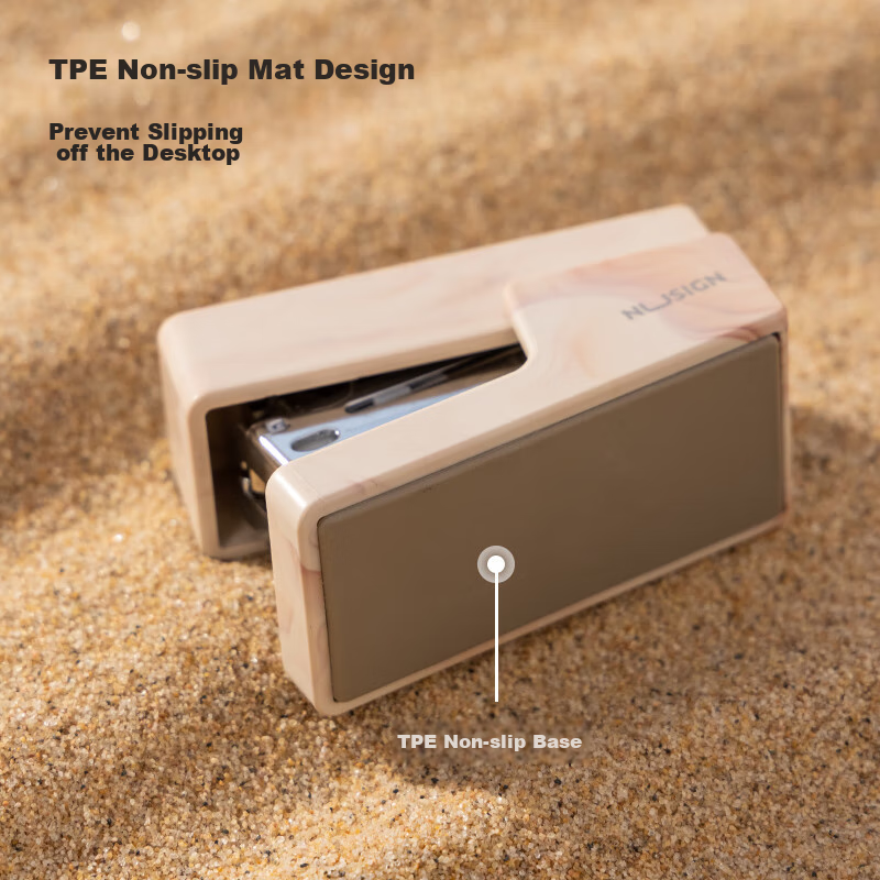 Deli Nusas Mini Stapler, Marble Gradient Series, Lightweight And Portable Staple...