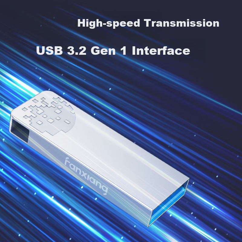 FANXIANG 256GB USB3.2 F326 High-Speed USB Flash Drive for Business and Car Use,...
