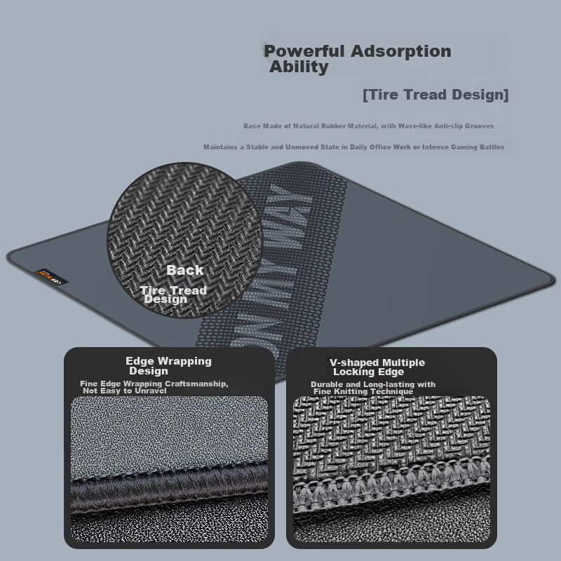 Feidun Wuying Gaming Mouse Pad, FPS Smooth Gaming Special Fine Fiber Computer De...