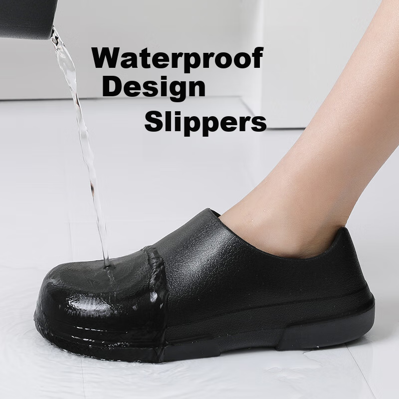 GUOLUOFEI Professional Chef Shoes Non-Slip Kitchen Men's Waterproof Oil-Proof Wo...