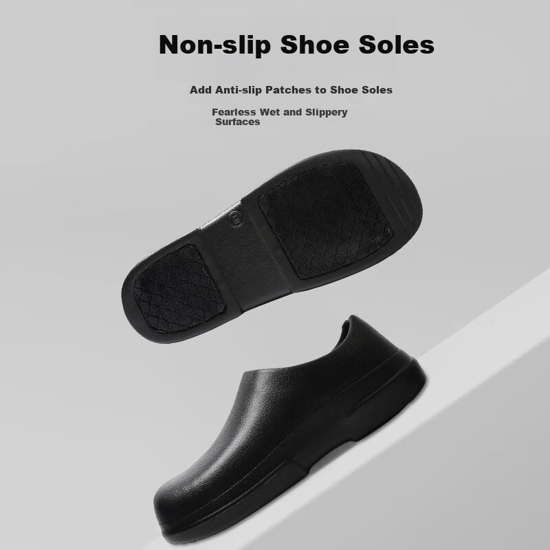 GUOLUOFEI Professional Chef Shoes Non-Slip Kitchen Men's Waterproof Oil-Proof Wo...