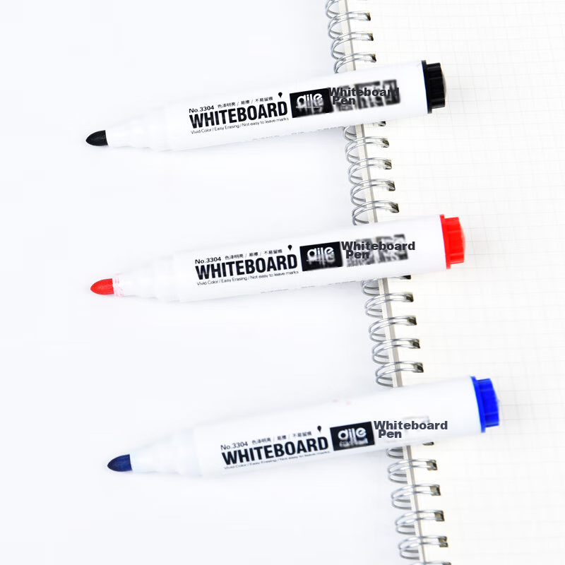 Dile Erasable Whiteboard Markers, Water-Based Pens, Office Stationery, 10 Pcs/bo...